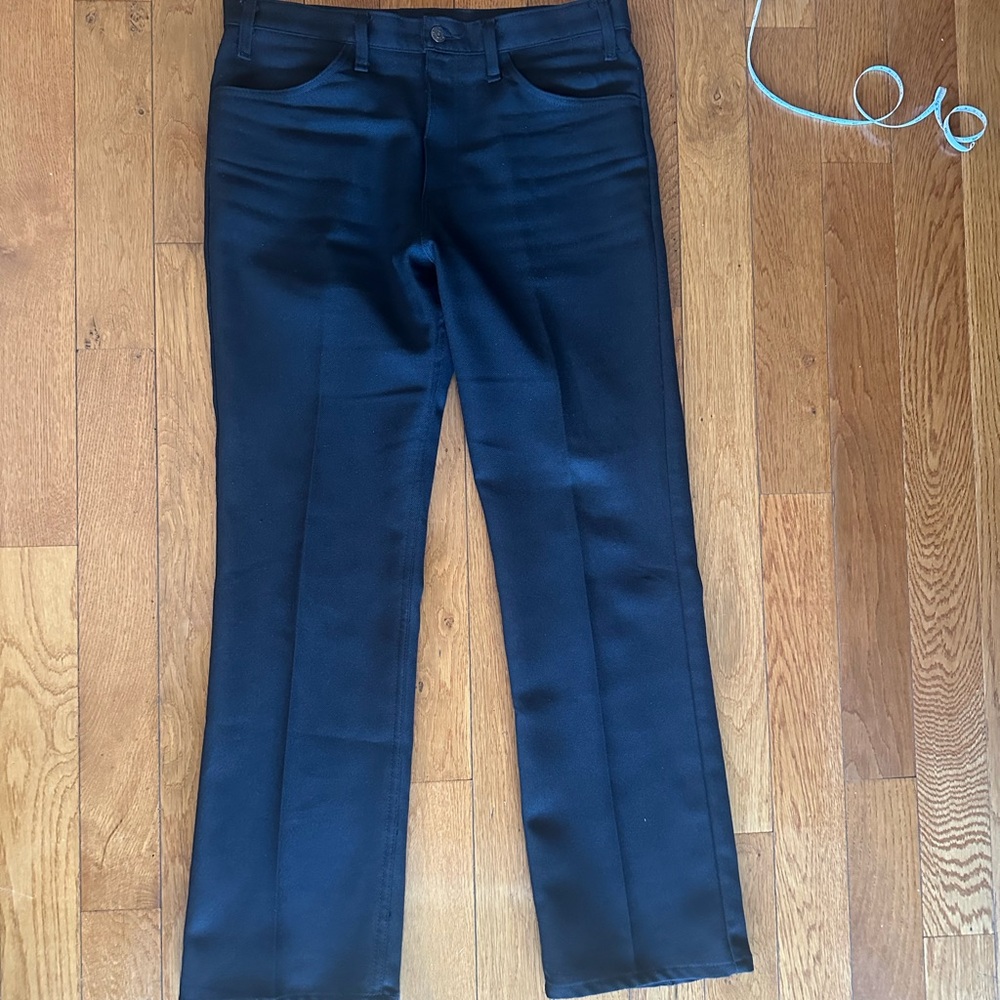 Levi’s Black and Gold Tab Poly Pants